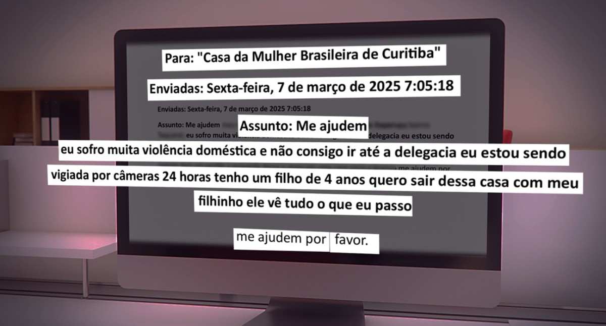 Mulher mantida em cárcere privado pelo marido no Paraná usou e-mail do próprio suspeito para conseguir pedir socorro: ‘Estou sendo vigiada’