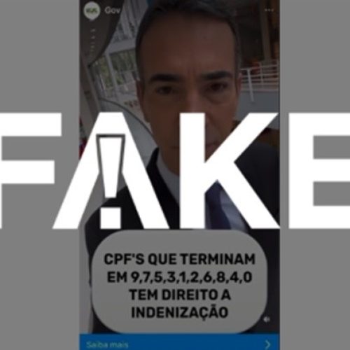 É #FAKE vídeo em que César Tralli recomenda link para resgatar R$ 7 mil usando CPF; trata-se de golpe