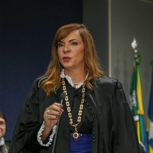 Desembargadora Iolanda Guimarães assume cargo de governadora interina de Sergipe