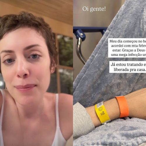 Fabiana Justus é hospitalizada e revela diagnóstico: ”Mega infecção urinária”