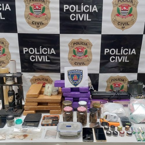 Operação policial contra o tráfico de drogas faz prisões em Itapetininga e Itu